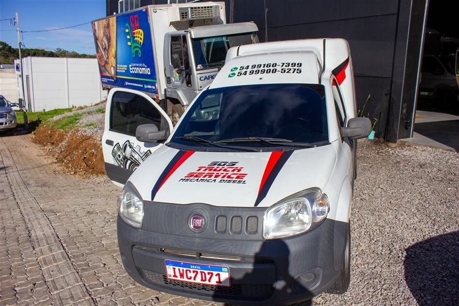 Van da oficina móvel SOS Truck Service